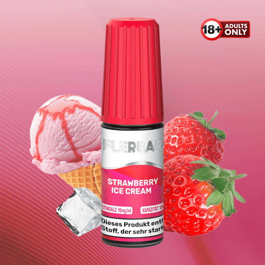 Flerbar Liquid Strawberry Ice Cream - EdenVape24